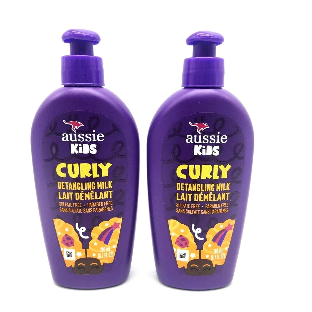 Aussie Kids‎ Curly Detangling Milk Leave-In 6.7oz 2 Pack Sulfate Free